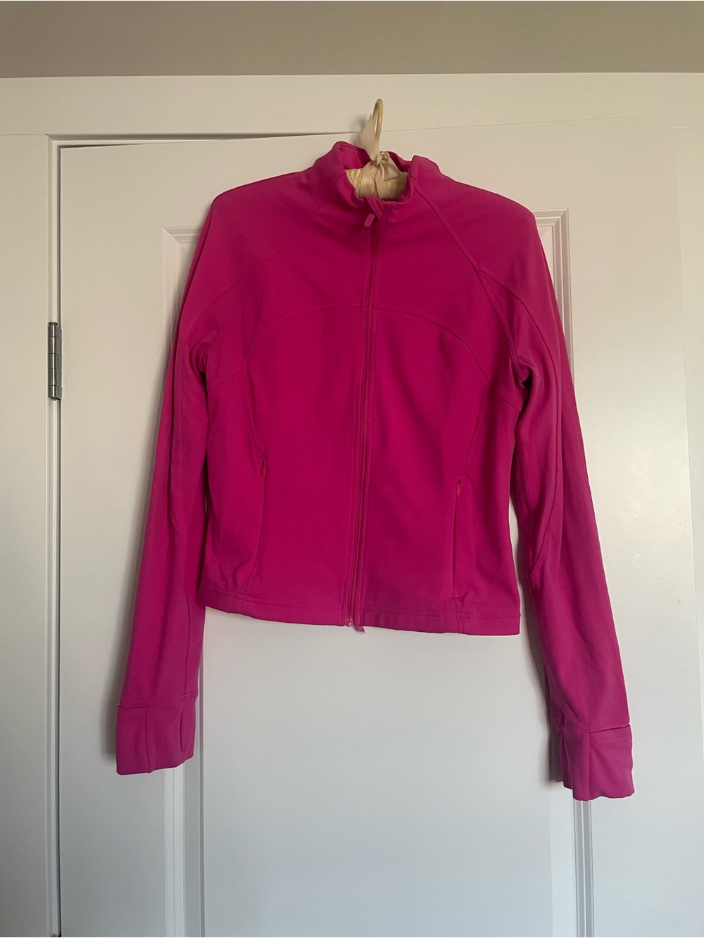 lululemon cropped sonic pink define jacket